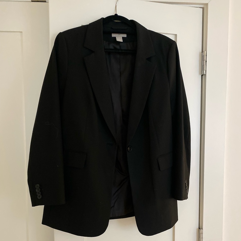 H & M black blazer